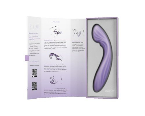 Margot интерактивный вибростимулятор с функцией нагрева 