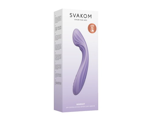 Margot интерактивный вибростимулятор с функцией нагрева 