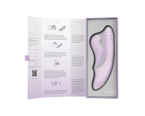 Многофункциональный вибромассажер со съёмным клиторальным пульсатором и приложением DuoGlow