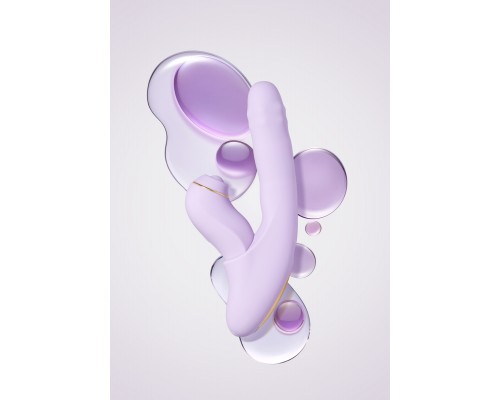 Многофункциональный вибромассажер со съёмным клиторальным пульсатором и приложением DuoGlow