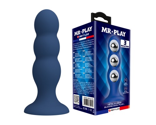 Анальная ёлочка на присоске, размер L