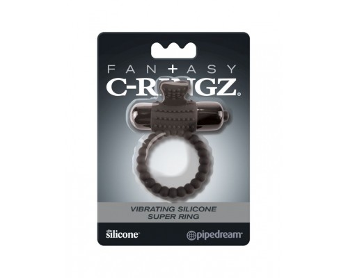 Эрекционное виброкольцо Fantasy C-Ringz Vibrating Silicone Super Ring