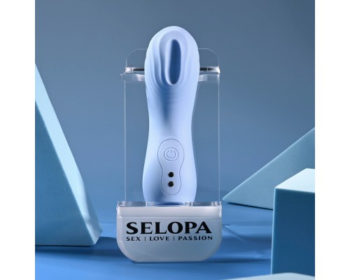 Вибромассажёр рельефный на палец Good Point