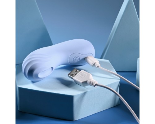 Вибромассажёр рельефный на палец Good Point