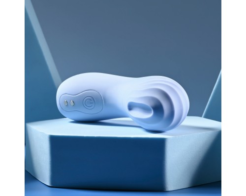 Вибромассажёр рельефный на палец Good Point