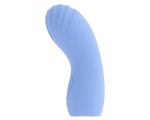 Вибромассажёр рельефный на палец Good Point