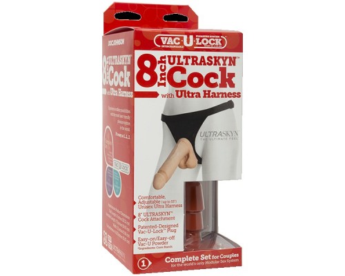 Харнесс 8ультраскин Vac-U-Lock Set - 8 ULTRASKYN Ultra Harness: непревзойденное удовольствие для вас