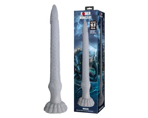 Basilisk, фаллоимитатор на присоске, серии Power Monsters, 43 см