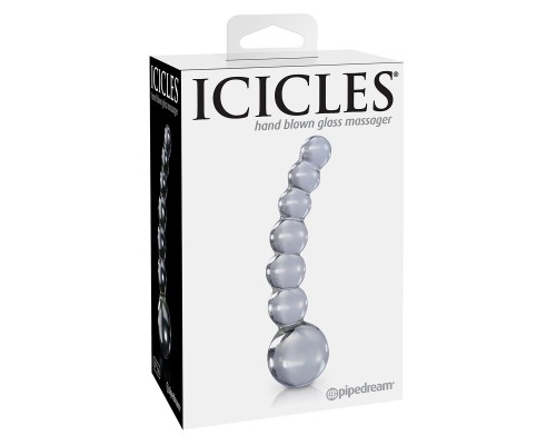 Интимный стеклянный стимулятор Icicles No. 66 - Clear: удовольствие без границ