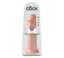 Фаллоимитатор-гигант на присоске телесный King Cock 12 Cock Flesh