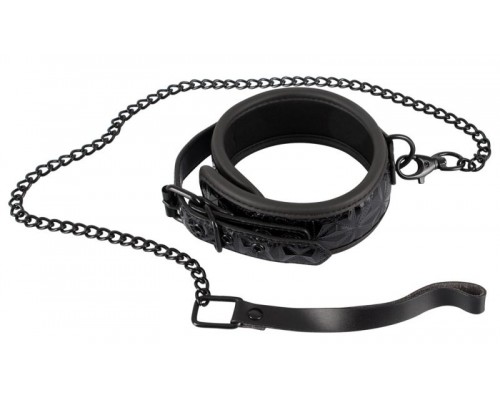 Элегантный ошейник и поводок с узором - Collar with Leash