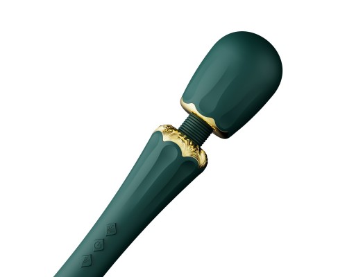 Вибромассажёр с насадками KYRO, зелёный