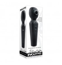 Rainbow Sucker Клиторальный вибратор WAND с вакуумной стимуляцией 