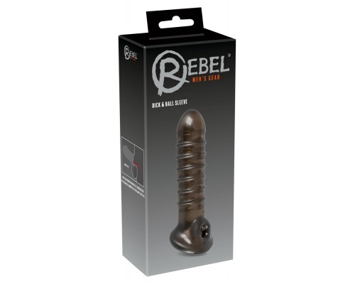Улучшите свою сексуальную жизнь с рельефной насадкой на пенис Penis Sleeve by Rebel