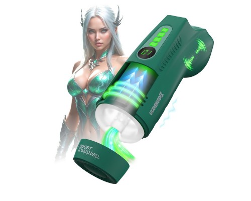 Интерактивный мастурбатор Masturs Forest Warrior Ayla. Вакуум, вибрация, озвучка.