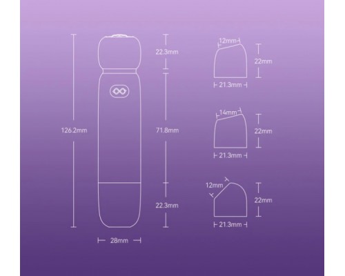 Вакуумный стимулятор LIA, сиреневый