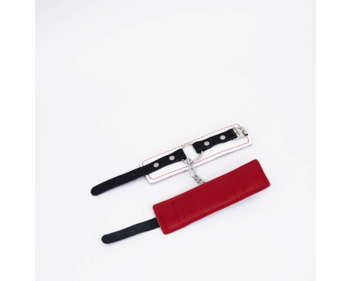 Наручники бело-красные