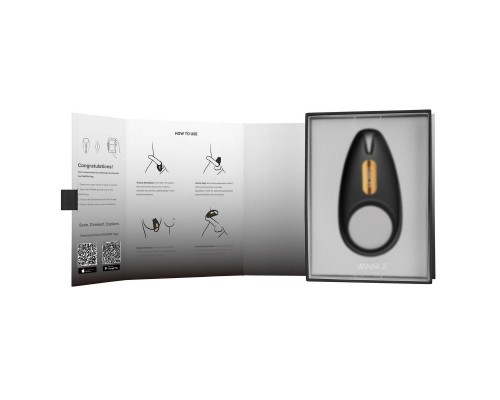 Winni 2 - эрекционное кольцо с вибрацией, пультом ДУ и приложением Swakom APP!