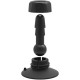 Аксессуар - плаг для крепления Vac-U-Lock Deluxe 360 Swivel Suction Cup Plug - Black: стильный и удобный выбор для удовольствия