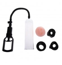 Помпа мужская поршневая, 3 уплотнителя  уплотнитель - вагина