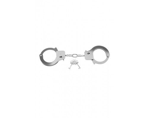 Металлические наручники Designer Metal Handcuffs - стильные и качественные аксессуары для экспериментов в спальне
