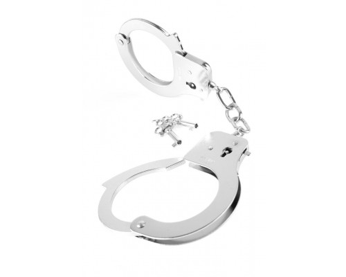 Металлические наручники Designer Metal Handcuffs - стильные и качественные аксессуары для экспериментов в спальне