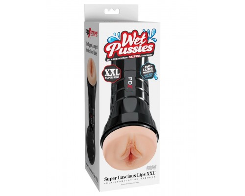 Мастурбатор в тубе WET PUSSIES, SUPER LUSCIOUS LIPS XXL