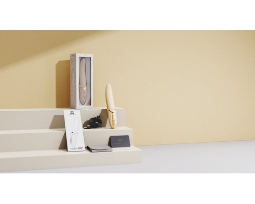 Вибростимулятор с имитацией оральных ласк и функцией нагрева EVE, розовый