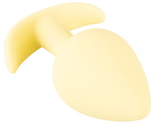 Анальная пробка мини Cuties жёлтая - стильный аксессуар для удовольствия (70 символов)