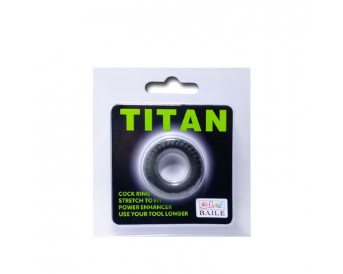 Эрекционное кольцо TITAN: имитация автомобильной шины для максимального удовольствия!