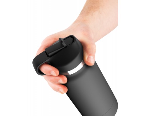 Мастурбатор загорелый в серой фляге FUCK FLASK