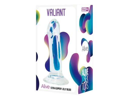 Valiant Jelly Dildo: прозрачный фаллоимитатор с присоской