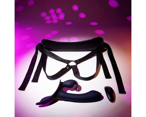 Страпон с вибрацией Giving Vibes