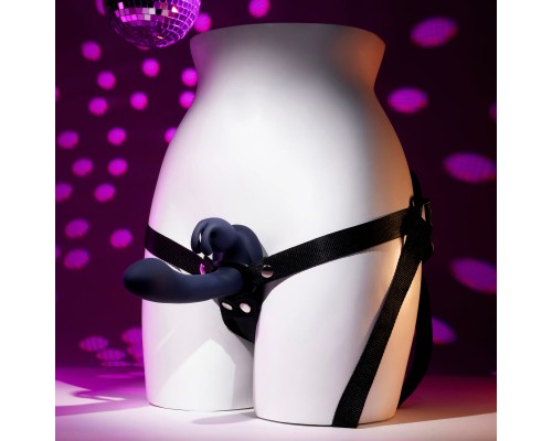 Страпон с вибрацией Giving Vibes