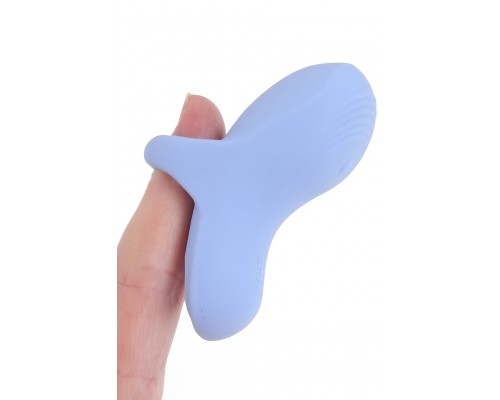 Вибромассажёр на палец Fuzu Sensa, голубой