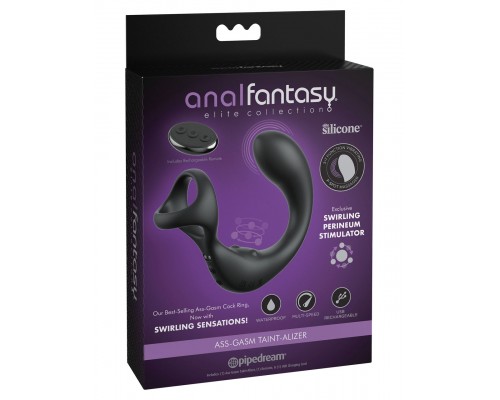 Вибромассажёр простаты с эрекционным кольцом ASS-GASM TAINT-ALIZER
