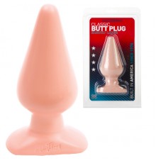 Анальная пробка 6x3 Butt Plugs Smooth Classic Large - White