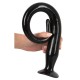 Набор длинных анальных пробок Super Long Flexible Butt Plug Set (черные) - удобство и наслаждение