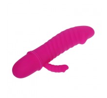 Вибромассажер с анальным отростком