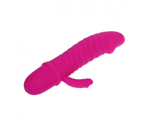 Вибромассажер с анальным отростком