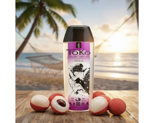 Интимный гель TOKO AROMA: аромат LUSTFUL LITCHEE, 165 мл - удовольствие без границ!
