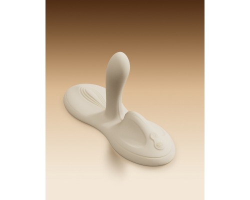 Виброподушка с функцией нагрева FLORA, белая