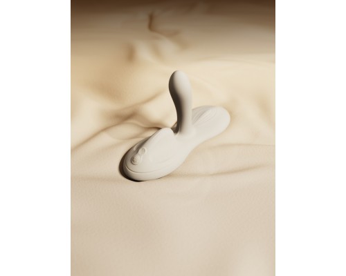 Виброподушка с функцией нагрева FLORA, белая