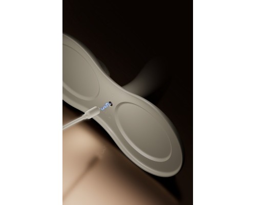 Виброподушка с функцией нагрева FLORA, белая