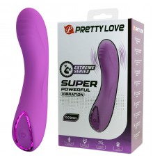 Массажёр с мощной вибрацией DJ DICK, фиолетовый