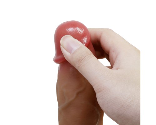 Фаллоимитатор-реалистик с мошонкой, на присоске Duvall