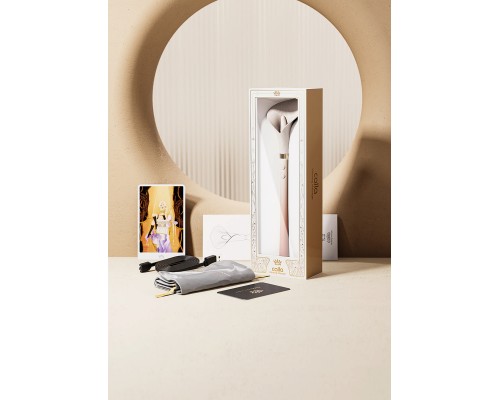 Двусторонний вибромассажёр CALLA, бежевый