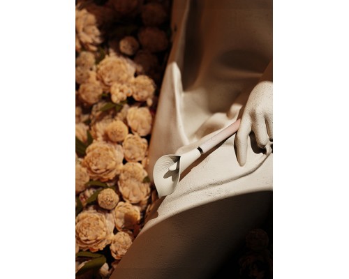 Двусторонний вибромассажёр CALLA, бежевый