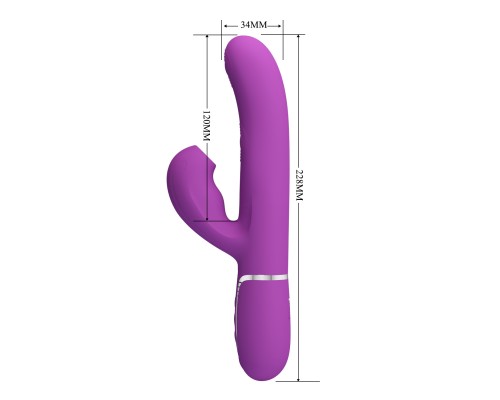 Вибромассажёр-кролик Perdita, 3 в 1