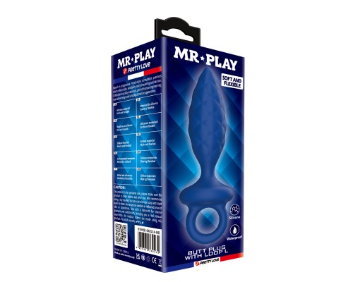 Анальная пробка с кольцом, размер L